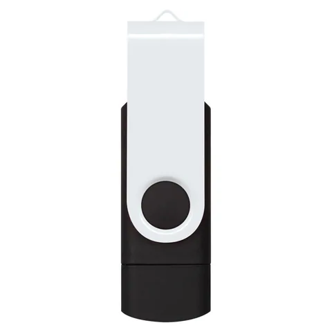 Helix 16GB Dual Flash Drive white
