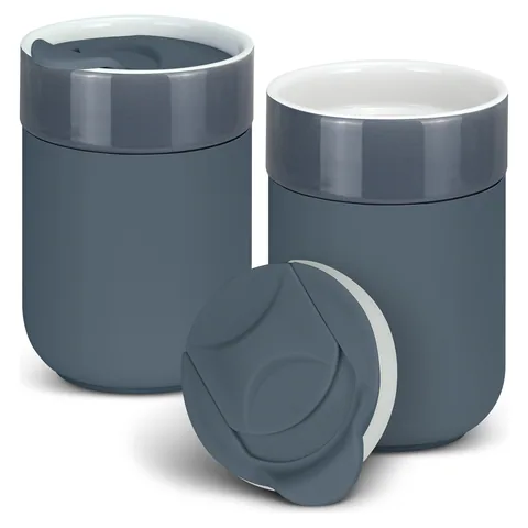 Chalice Ceramic Coffee Cup blue
