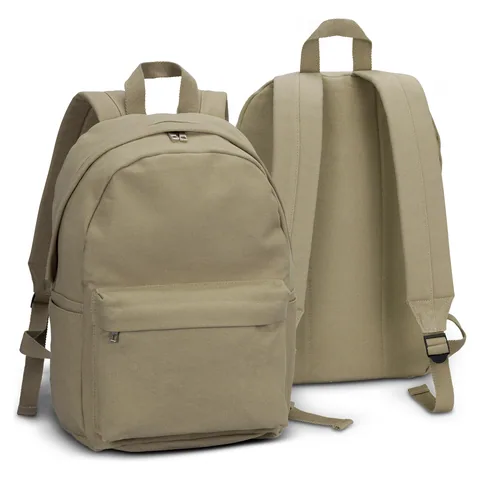 Canvas Backpack in brown