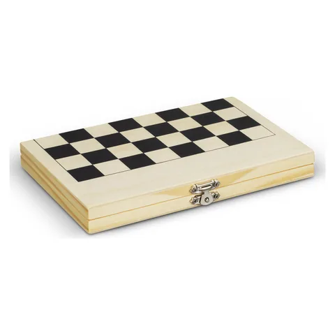 Travel Chess Set in natural
