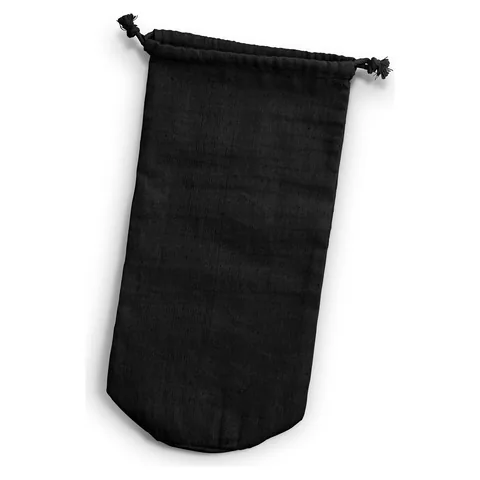 Cotton Bottle Gift Bag black