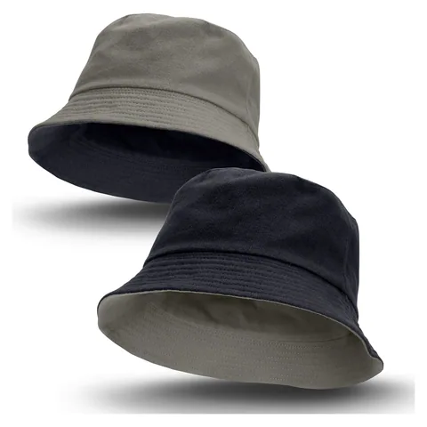 Reversible Bucket Hat in grey