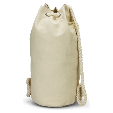 Riverside Canvas Barrel Bag in natural