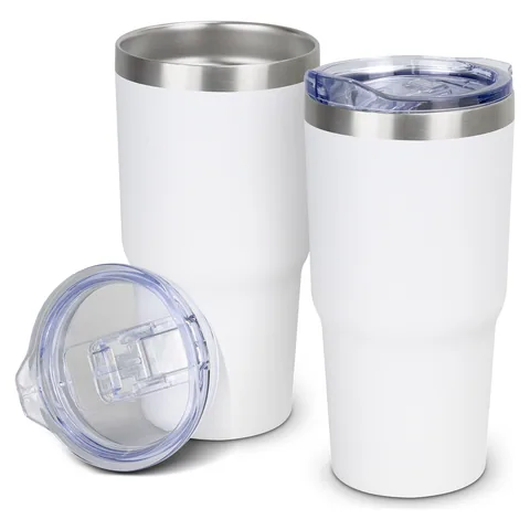 Himalayan Vacuum Tumbler - Powder Coated in white