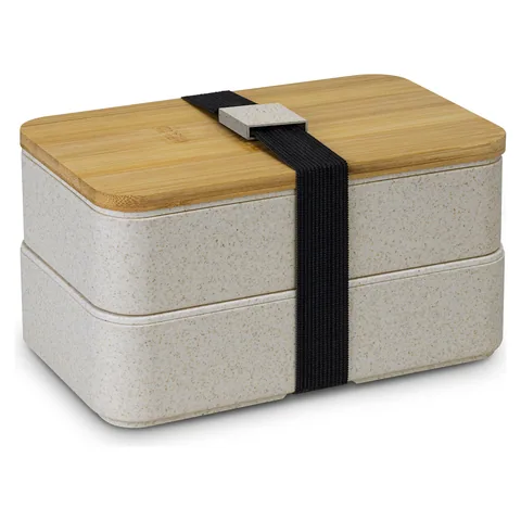 Stackable Lunch Box in natural
