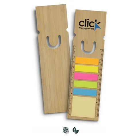Bamboo Ruler Bookmark - Square