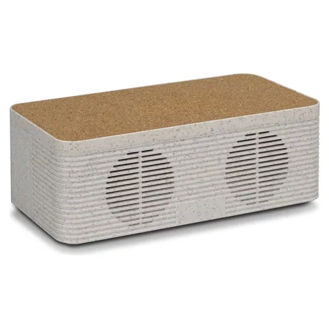 NATURA Oaken Speaker Wireless Charger in natural