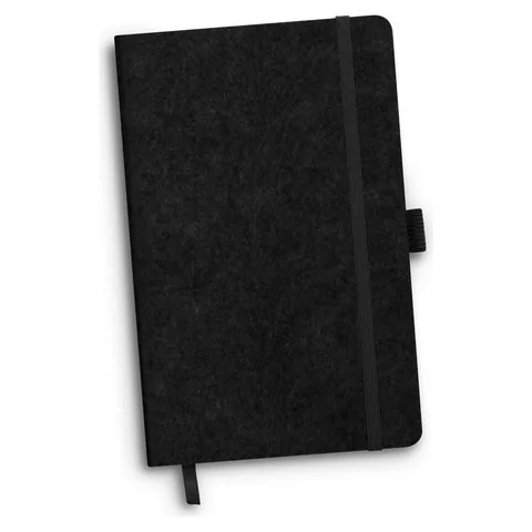 RPET Felt Hard Cover Notebook black