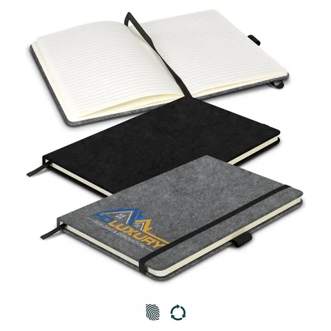 RPET Felt Hard Cover Notebook