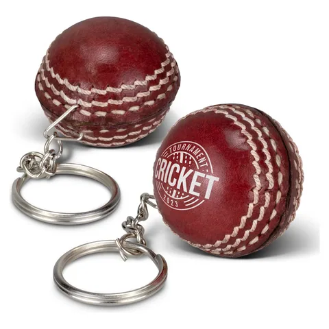 Cricket Ball Key Ring