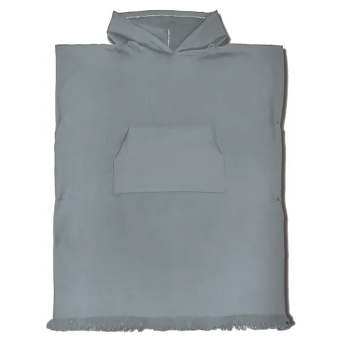 Aruba Hooded Towel in grey