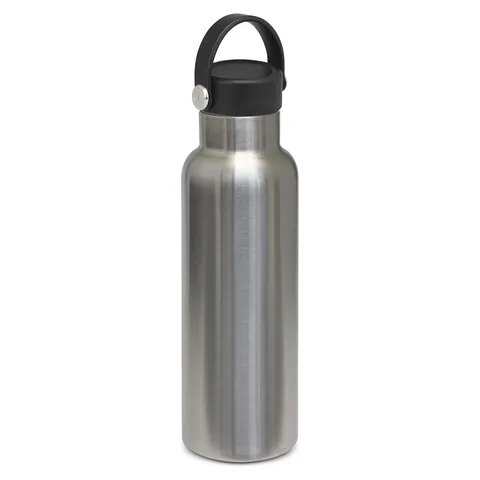 Nomad Vacuum Bottle Stainless - Carry Lid in silver