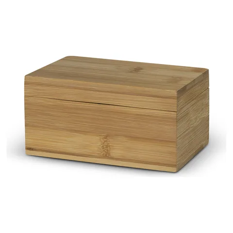 NATURA Bamboo Tea Box in natural