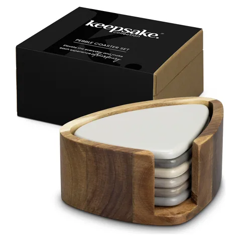 Keepsake Pebble Coaster Set