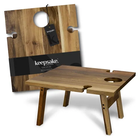 Keepsake Folding Wine Table