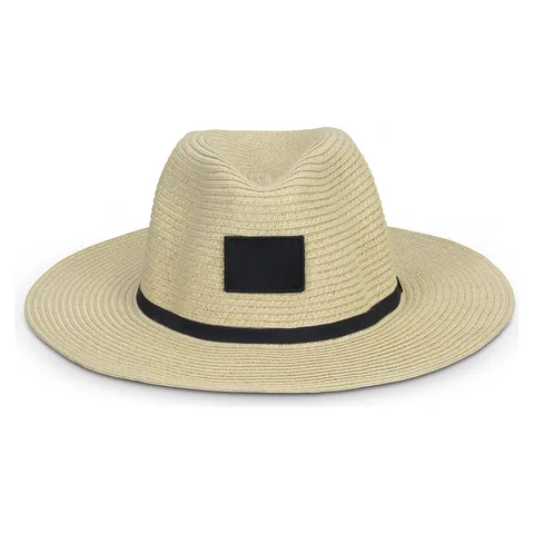 Barbados Wide Brim Hat in black
