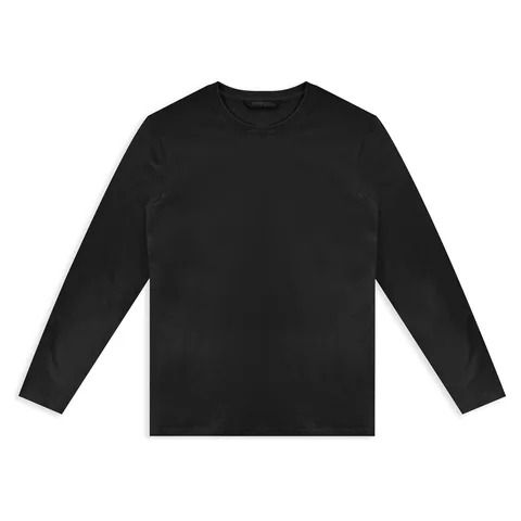 TRENDSWEAR Harlow Men's Long Sleeve Crew black