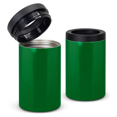 Brewski Vacuum Stubby Cooler green