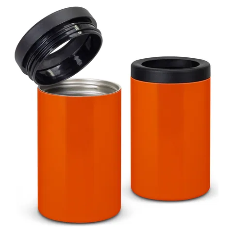 Brewski Vacuum Stubby Cooler orange