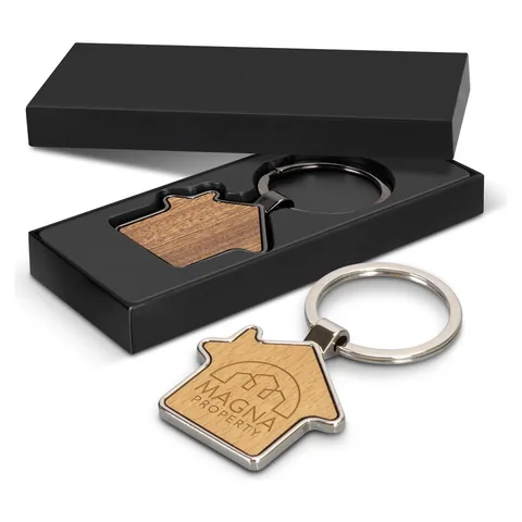 Santo House Shaped Key Ring