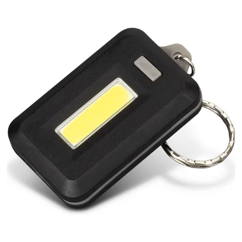 Luton COB Light Key Ring in black