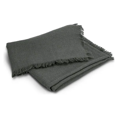 Belfast Throw Blanket in grey