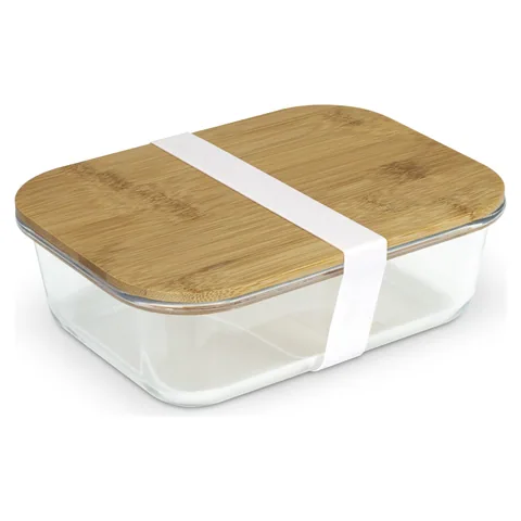 NATURA Iris Glass Lunch Box in natural