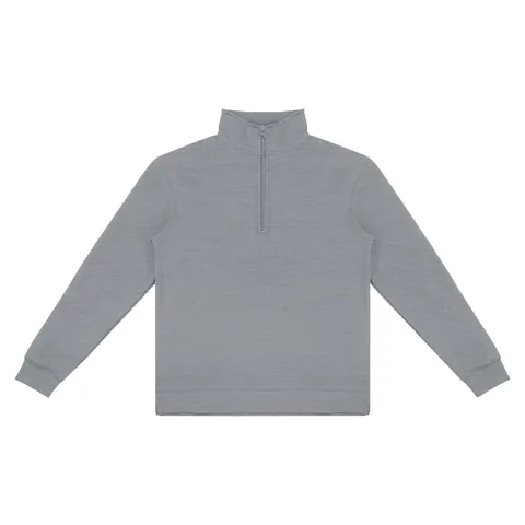 TRENDSWEAR Camden Unisex Quarter Zip in grey