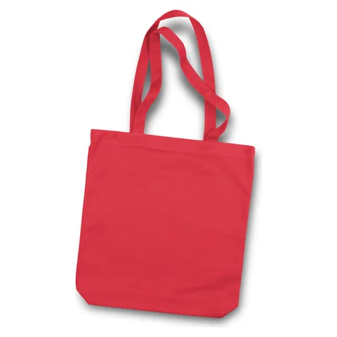 California Canvas Tote Bag red