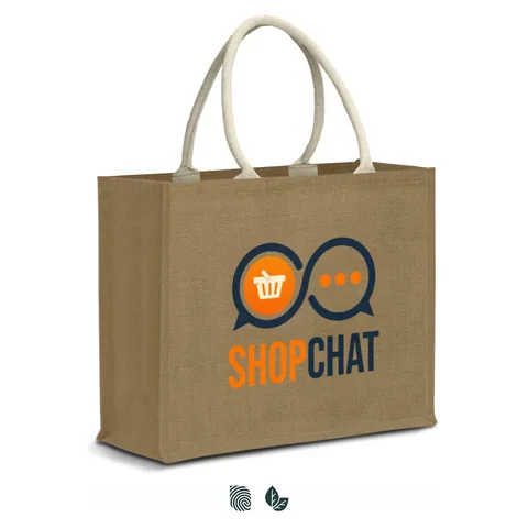 Modena Starch Jute Tote Bag