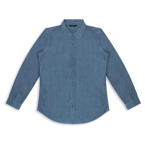 TRENDSWEAR Chester Men's Denim Shirt in blue