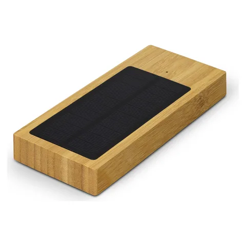 NATURA Bamboo Solar Power Bank in natural