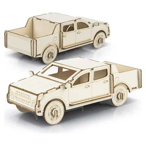 BRANDCRAFT UTE Wooden Model in natural