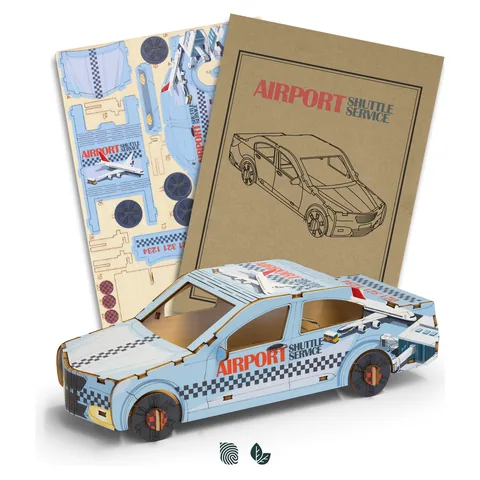 BRANDCRAFT Sedan Car Wooden Model