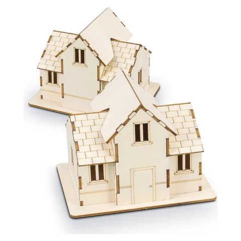 BRANDCRAFT House Wooden Model in natural
