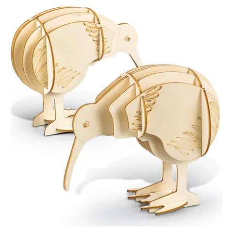 BRANDCRAFT Kiwi Wooden Model in natural