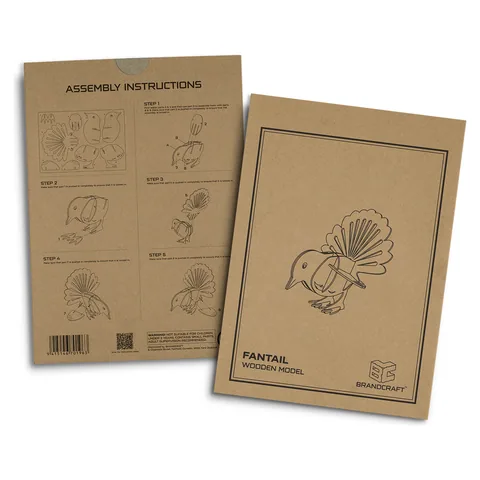 BRANDCRAFT Fantail Wooden Model in natural