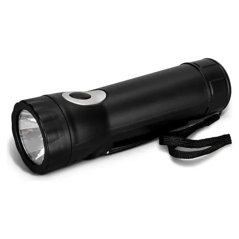 Dynamo Rechargeable Torch in black