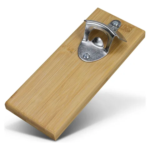 NATURA Bamboo Fridge Bottle Opener in natural