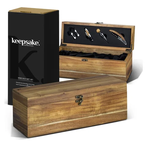 Keepsake Wine Box Gift Set