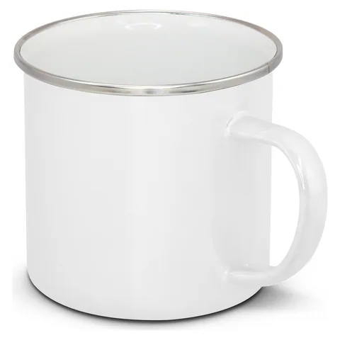Bendigo Enamel Mug - Full Colour in white