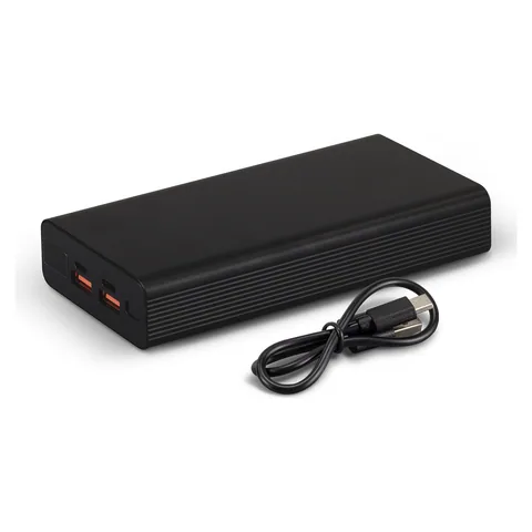 Bolt 22.5W QC Power Bank in black