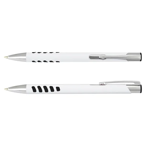 Panama Grip Pen - White Barrel black