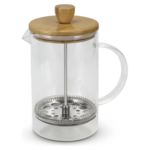 NATURA Azzurra Coffee Plunger in natural