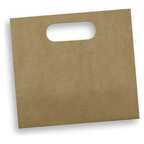 Medium Die Cut Paper Bag Landscape in natural