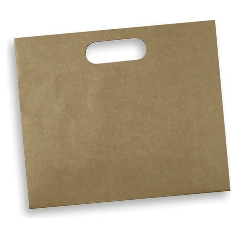 Large Die Cut Paper Bag Landscape in natural