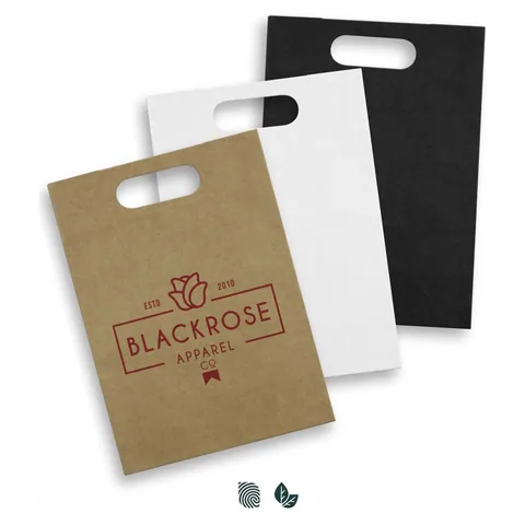 Large Die Cut Paper Bag Portrait