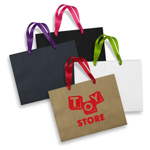 Large Ribbon Handle Paper Bag