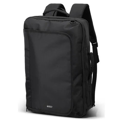 Swiss Peak Convertible Travel Backpack in black