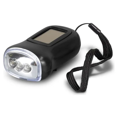 Dynamo Solar Torch in black